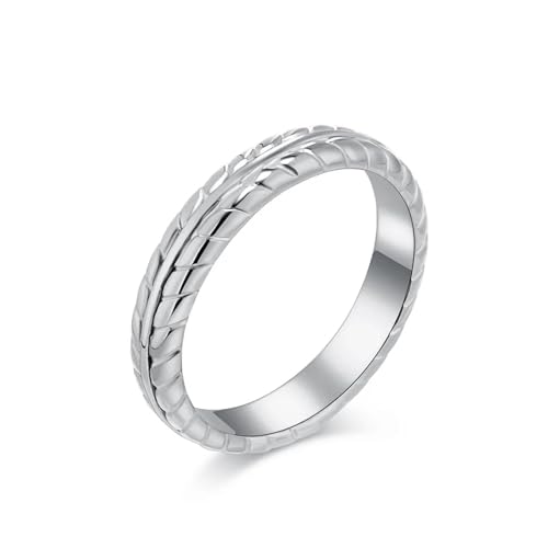 Frauen Männer Titan Stahl Einfache Weizen Ohr Muster Ring Schmuck Frauen Männer Titan Stahl Einfache Weizen Ohr Muster Ring Schmuck von Generic