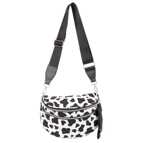 Frauen Mode Crossbody Tasche große Kapazität Einfacher Umhängetasche Verstellbares Riemen stilvolle Brusttasche Weibliche tägliche Tasche von Generic