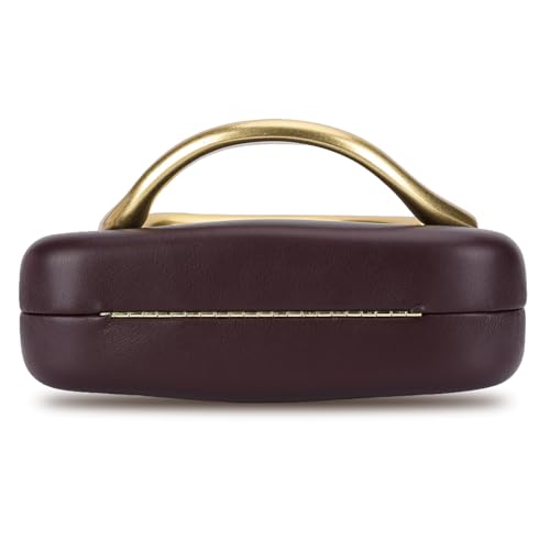 Frauen Retro Clutch Bag Leder Vintage Crossbody Bag Party Telefontasche (Kaffee) von Generic