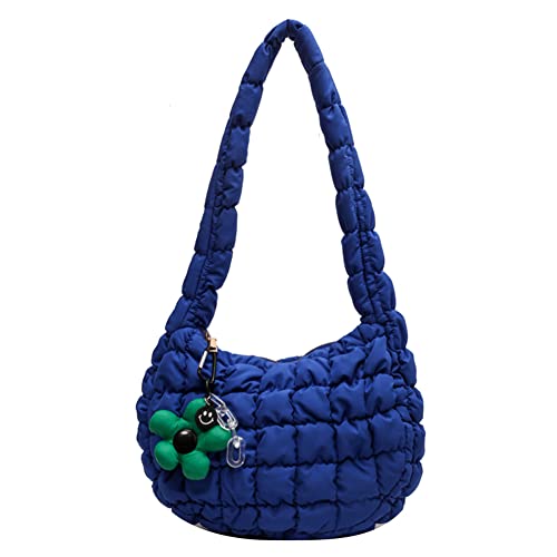 Frauen Shopper Geldbörse Plaid Stepp Satchel Taschen Koreanische Messenger Tasche Freizeit Geraffte Brust Tasche Einkaufstasche von Generic