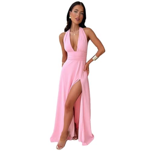 Frauen Sommer Bodycon Halter Streetwear Maxi Lange Ärmel Sexy Party Club Urlaub Kleider pnnrk S Frauen Sommer Bodycon Halter Streetwear Maxi Lange Ärmel Sexy Party Club Urlaub Kleider pnnrk S von Generic