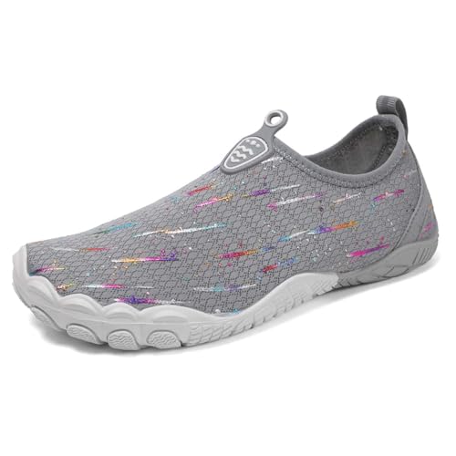 Frauen Sportschuhe Turnschuhe Air Cushion Slip On Sneakers Damen Cloudwalk Pro Breite Füße Plateau Schnürsenkel Casual Flacheschuh rutschfest Fashion Laufschuhe von Generic