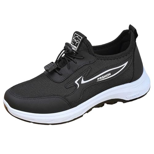 Frauen Sportschuhe Turnschuhe Air Cushion Slip On Sneakers elastische orthopädische Schuhe Mit Fußgewölbeunterstützung atmungsaktiv bequem lässig rutschfest Fashion Laufschuhe von Generic