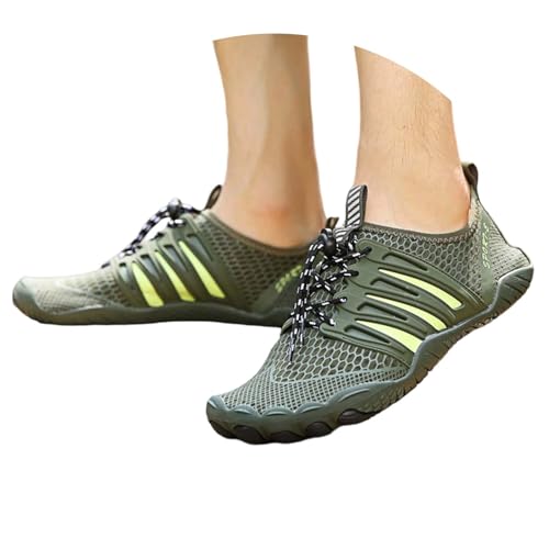 Frauen Sportschuhe Turnschuhe Herren Damen Weicher Sohle Breite Füße Plateau Schnürsenkel Anti-Rutsch Laufschuhe Einfarbig Freizeit-Schuhe Fitness Orthopädische Schuhe von Generic