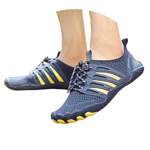 Frauen Sportschuhe Turnschuhe Herren Damen Weicher Sohle Breite Füße Plateau Schnürsenkel Anti-Rutsch Laufschuhe Einfarbig Freizeit-Schuhe Fitness Orthopädische Schuhe von Generic