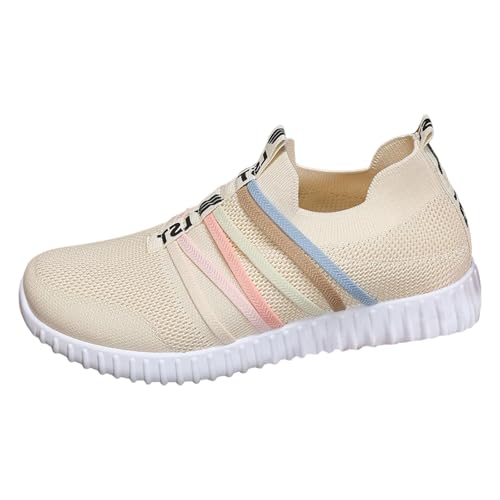 Frauen Sportschuhe Turnschuhe Herren Damen Weicher Sohle Breite Füße Plateau Schnürsenkel Dotmalls Schuhe Dicke Laufschuhe Walkingschuhe von Generic