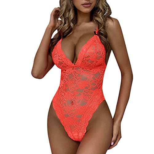 Frauen V Ausschnitt Dessous Reizwäsche Set Erotisch BH Und Höschens Set Negligees Unterhose Set Damen Sport BH Starker Halt Unterwäsche Atmungsaktiver Bustier BH Halfter Sexy Damen Dessous Set von Generic