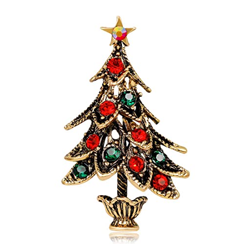 Frauen Weihnachten Brosche Baum Corsage Charms Ornamente Bunte Schmuck Geschenk langlebig und nützlich von Generic