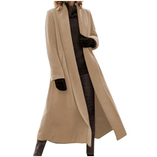 Frauen Winterjacke 2024 Elegance Verdickt Mäntel Verdickt Lockere Passform Herbstmantel Winter Warme Langarm Winterparka Stilvoller Verdickt Übergangsjacke Damen Windjacke von Generic