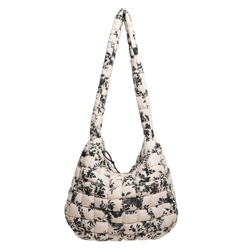 Frauen gesteppte Puffer Bubble -Tasche große leichte Crossbody Hobo -Handtasche for Arbeitsreisen Geldbörsen von Generic