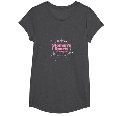 Frauensport ist nur Sport: Gleichstellungsbotschaft T-Shirt, Girls, Anthrazit Meliert, XS Frauensport ist nur Sport: Gleichstellungsbotschaft T-Shirt, Girls, Anthrazit Meliert, XS von Generic