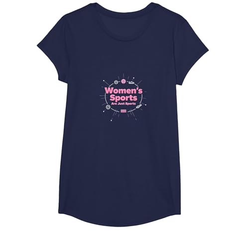 Frauensport ist nur Sport: Gleichstellungsbotschaft T-Shirt, Girls, Marineblau, XS Frauensport ist nur Sport: Gleichstellungsbotschaft T-Shirt, Girls, Marineblau, XS von Generic