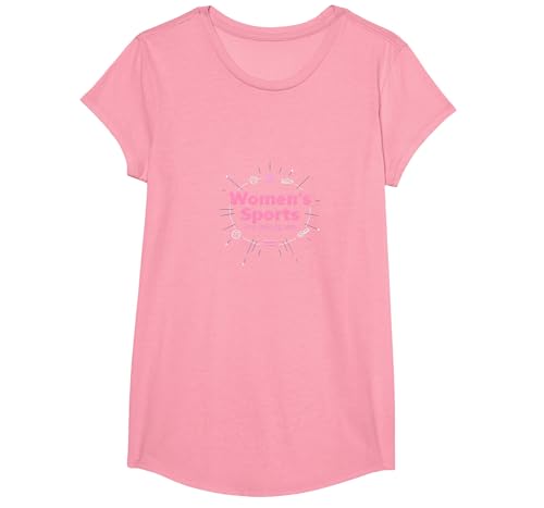 Frauensport ist nur Sport: Gleichstellungsbotschaft T-Shirt, Girls, Rosa, XS von Generic