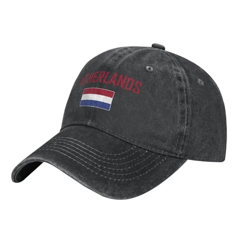 Freizeit Basecap Niederlande Holland Flagge Baseball Cap Verstellbare Baseball Mütze Retro Trucker Baseballcap Für Reisen, Running, Auf Reisen von Generic