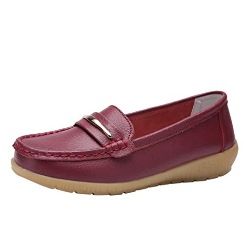 Freizeitschuhe Atmungsaktiv Bequem Leicht Laufschuhe Flach Komfortabel Elegant Sportlich Flexibel Alltag Straßenschuhe (38) von Generic