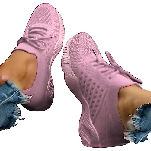 Freizeitschuhe Damen Sommer Mesh Sneaker Damen Rot Laufschuhe Modisch Klobige Schuhe Heben Höhere Trainingsschuhe Atmungsaktiv Stoffschuhe Einfarbig Schnürschuhe Outdoor Fahrradschuhe Weich Rutschfest Freizeitschuhe Damen Sommer Mesh Sneaker Damen Rot Laufschuhe Modisch Klobige Schuhe Heben Höhere Trainingsschuhe Atmungsaktiv Stoffschuhe Einfarbig Schnürschuhe Outdoor Fahrradschuhe Weich Rutschfest von Generic