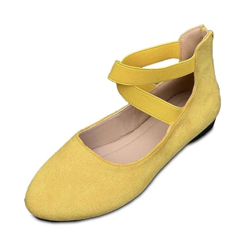 Freizeitschuhe für Damen für den Alltag. Bequemes Design mit geschlossener Zehenpartie. Einfacher Schlupfstil. Vielseitiges flaches Schuhwerk für Kleider alle Schuhe Rot Damen Schuhe Damen High Soft von Generic