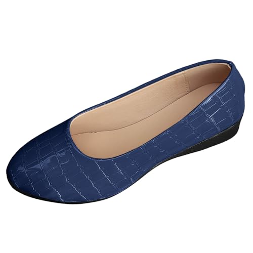 Freizeitschuhe für Damen mit weicher Sohle, rutschfeste Keilabsätze, atmungsaktive Schlupfschuhe Trendsession Damen Schuhe wasserdichte Schuhe Damen Gassi von Generic