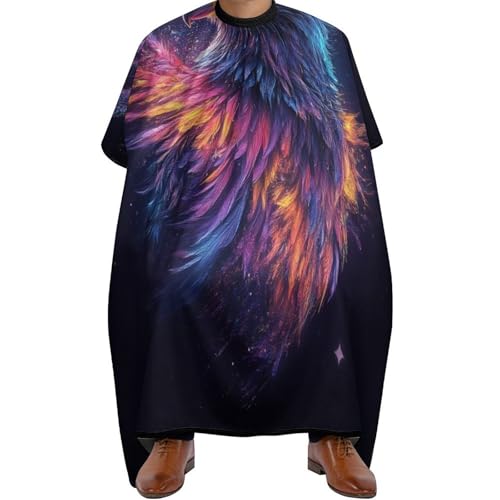 Friseure Kleid Bunte Weltraumadler-Kunst, Unisex Friseur Umhänge Wasserdicht Salon Umhang für Frauen Salon 140X168cm von Generic