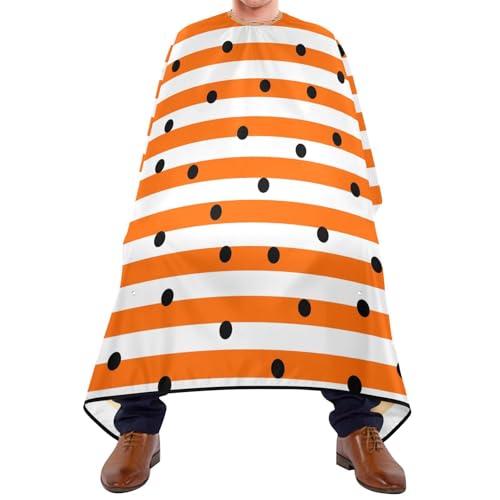 Friseurumhang Fröhliches Halloween Haarschneideumhang Cape Einstellbare Salon Barbier Umhang Wasserdicht Friseur Umhang, Für Barbershops, Kinder, 140×168cm von Generic