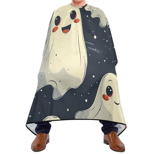 Friseurumhang Halloween Friseur Umhänge Einstellbare Friseur Umhang Professionelle Haarschneideumhang Cape, Für Kinder, Erwachsene, 140×168cm von Generic