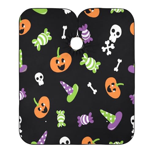 Friseurumhang Lustiges Halloween Barbier Umhang Wasserdicht Friseur Cape Professionelle Friseur Umhänge, Für Kinder, Barbier, 140×168cm von Generic