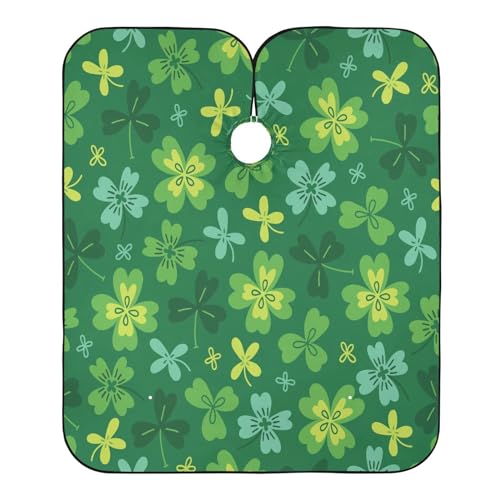 Friseurumhang St. Blätter Friseur Umhang Einstellbare Unisex Friseure Kleid Professionelle Friseur Umhänge, Für Kinder, Barbier, 140×168cm von Generic