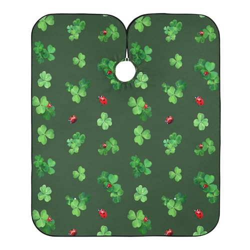 Friseurumhang St. Patrick'S Day (Tag Des Heiligen Patrick) Haarschneideumhang Cape Einstellbare Friseur Umhänge Mode Barbiere Cape, Für Kinder, Färben, 140×168cm von Generic