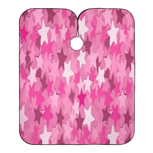 Friseurumhang Stern Zum Valentinstag Friseur Umhänge Mode Unisex Friseurumhang Wasserdicht Friseur Umhang, Für Barbershops, Kinder, 140×168cm von Generic