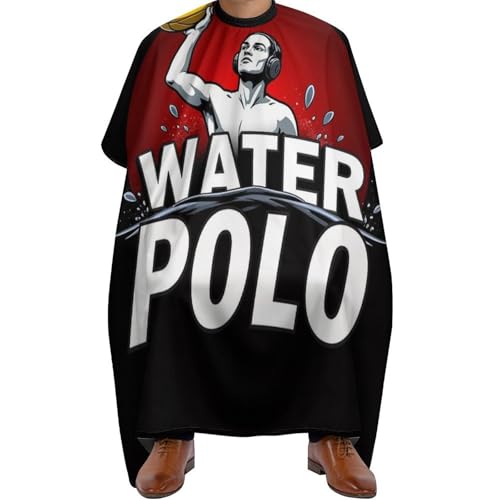 Friseurumhang Wasserballkunst, Unisex Friseure Kleid Antistatisch Salon Umhang für Haarstyling Frauen 140X168cm von Generic