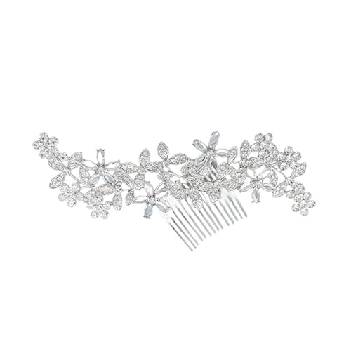 Fünf Blütenblätter Legierung Kopfschmuck Brautschmuck (Silber) von Generic