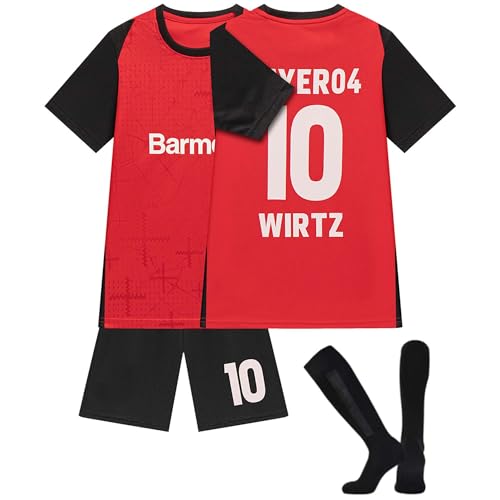 Fussball Trikot Kinder Erwachsener Fußball Trikot Set Hause/Auswärts Fußballtrikot, 24/25 Trikot Anzug Herren/Junge Football Tshirts, Shorts und Socken Football Kit for Kids Fussball Trikot Kinder Erwachsener Fußball Trikot Set Hause/Auswärts Fußballtrikot, 24/25 Trikot Anzug Herren/Junge Football Tshirts, Shorts und Socken Football Kit for Kids von Generic