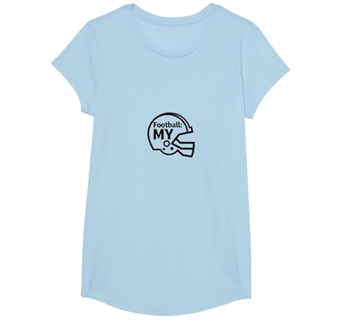 Fußball: Mein Helmsymbol für Sportbegeisterte T-Shirt, Girls, Himmelblau, XS Fußball: Mein Helmsymbol für Sportbegeisterte T-Shirt, Girls, Himmelblau, XS von Generic