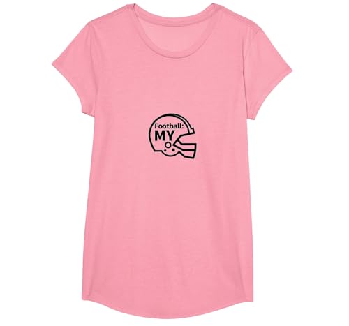 Fußball: Mein Helmsymbol für Sportbegeisterte T-Shirt, Girls, Rosa, XS Fußball: Mein Helmsymbol für Sportbegeisterte T-Shirt, Girls, Rosa, XS von Generic