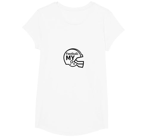 Fußball: Mein Helmsymbol für Sportbegeisterte T-Shirt, Girls, Weiß, XS Fußball: Mein Helmsymbol für Sportbegeisterte T-Shirt, Girls, Weiß, XS von Generic