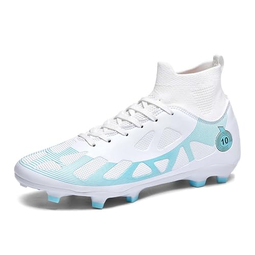 Fußballschuhe Herren High Top Professionelle Fussballschuhe Jugendliche Athletics Trainingsschuhe Outdoor Sport Kunstrasen Football Schuhe Fußball Stiefel von Generic