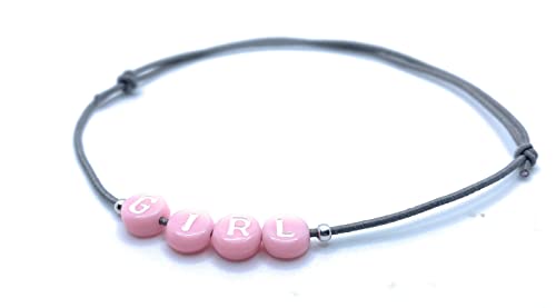 Fußkettchen Fußbändchen elastisch rosa personalisiert von Generic