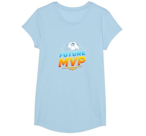 Future MVP Fußball für Jungen inspirierendes Sport-Geschenk T-Shirt, Girls, Himmelblau, XS Future MVP Fußball für Jungen inspirierendes Sport-Geschenk T-Shirt, Girls, Himmelblau, XS von Generic