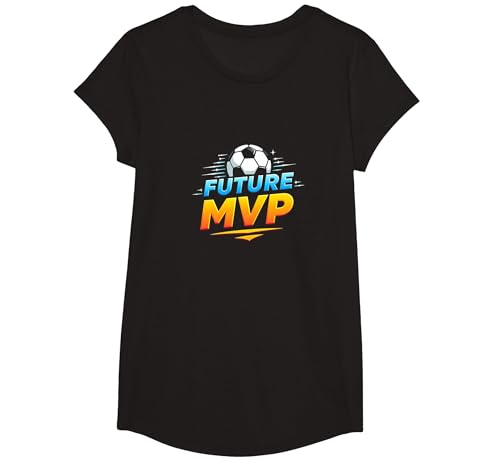 Future MVP Fußball für Jungen inspirierendes Sport-Geschenk T-Shirt, Girls, Schwarz, XS Future MVP Fußball für Jungen inspirierendes Sport-Geschenk T-Shirt, Girls, Schwarz, XS von Generic