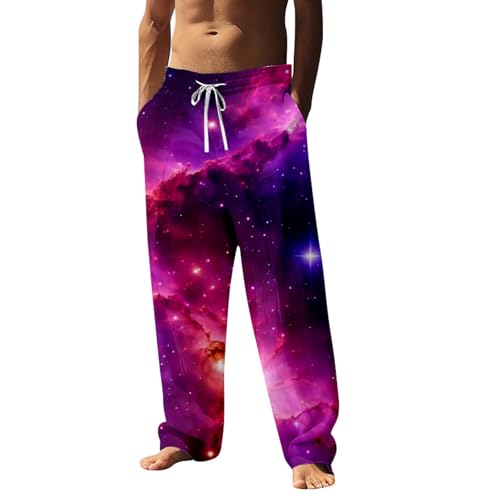 Galaxy Jogginghose Herren 3D Galaxie Drucken Jogging Hose Weites Bein Baumwolle Freizeithose Elastische Taille Lang Sporthose Männer Yogahose Klassische Trainingshose mit Taschen Galaxy Jogginghose Herren 3D Galaxie Drucken Jogging Hose Weites Bein Baumwolle Freizeithose Elastische Taille Lang Sporthose Männer Yogahose Klassische Trainingshose mit Taschen von Generic