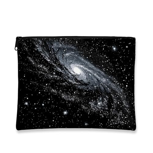 Galaxy-Make-up-Tasche, Motiv: Sternenkosmos, kosmische Reisetasche für Damen, tragbar, kleiner Reißverschluss, Kosmetik-Organizer, platzsparendes Geschenk, Kulturbeutel, Festival-Zubehör, Schwarz, 7x9 Galaxy-Make-up-Tasche, Motiv: Sternenkosmos, kosmische Reisetasche für Damen, tragbar, kleiner Reißverschluss, Kosmetik-Organizer, platzsparendes Geschenk, Kulturbeutel, Festival-Zubehör, Schwarz, 7x9 von Generic