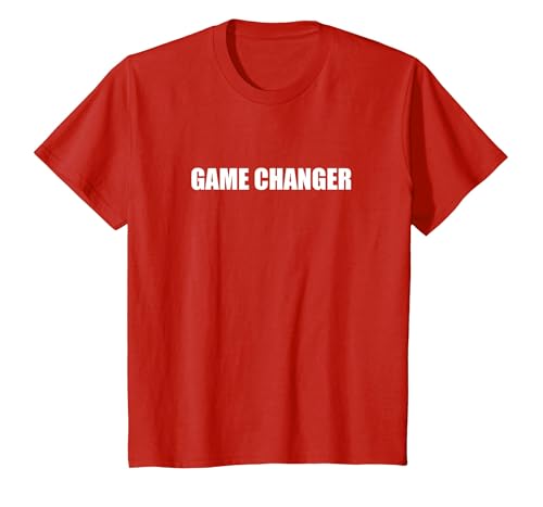 Game Changer T-Shirt, Kinder, Rot, 98 von Generic