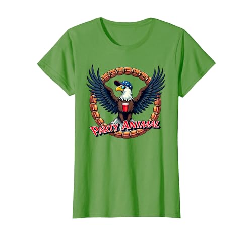 Ganz amerikanisch patriotisch T-Shirt, Damen, Hellgrün, S Ganz amerikanisch patriotisch T-Shirt, Damen, Hellgrün, S von Generic