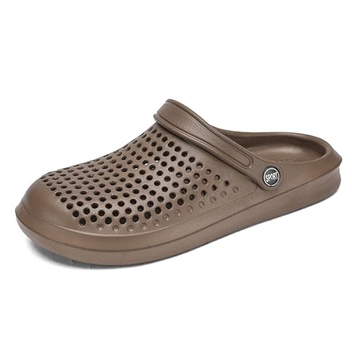 Gartenclogs Herren Gartenschuhe Gartenclogs Leicht Gummischuhe Sommer Garten Clogs Herren Massage Clogs Orthopädische Atmungsaktive Schlappen von Generic