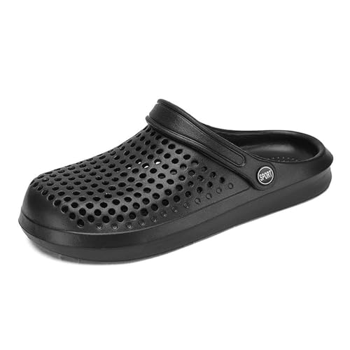 Gartenclogs Herren Gartenschuhe Gartenclogs Leicht Gummischuhe Sommer Garten Clogs Herren Massage Clogs Orthopädische Atmungsaktive Schlappen von Generic