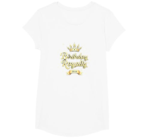 Geburtstag Königin Königskrone Feier 2016 T-Shirt, Girls, Weiß, XS Geburtstag Königin Königskrone Feier 2016 T-Shirt, Girls, Weiß, XS von Generic