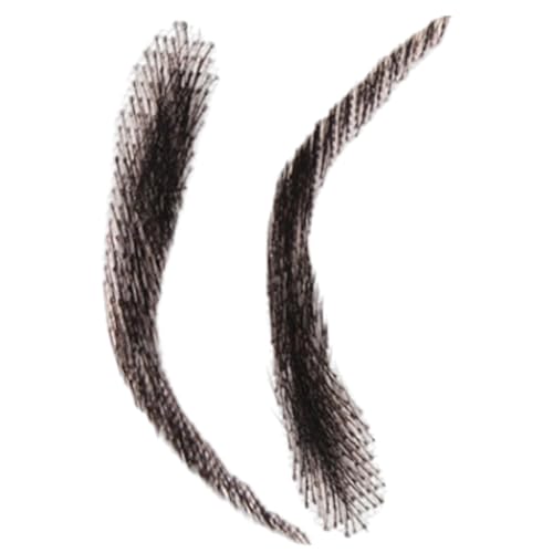 Gefälschte Augenbrauen aus Spitze - Wiederverwendbare falsche Haare Augenbrauen für Männer, 1 Paar echte Haarbrauen | Handgemachte atmungsaktive Augenbrauen Set für Frauen und H nde Gefälschte Augenbrauen aus Spitze - Wiederverwendbare falsche Haare Augenbrauen für Männer, 1 Paar echte Haarbrauen | Handgemachte atmungsaktive Augenbrauen Set für Frauen und H nde von Generic