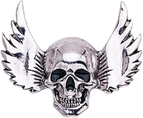 Geflügelter Totenkopf Anstecknadel Einfacher Totenkopf Halloween Pins Abend Party Kostüm Brosche Pin Schön und attraktiv von Generic