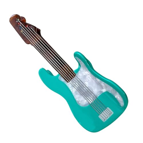 Geigen -veränderte Haarklemme -elegantes nicht -Slip -Accessoire für Mädchen und Frauen: Eleganter Kollege mit Musikinstrumentendesign, ideal für Partys, Strandausflüge von Generic
