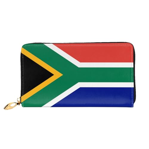 Geldbeute Südafrikanische Flagge Leder Geldbörse Nette Handtaschen Tragbare Portmonee Für Kinder, Mutter, Mädchen von Generic